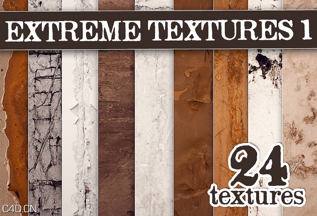 高清贴图纹理合集 Designtnt – Extreme Textures Set 01-02-03 - C4D之家 - designtnt-extreme-textures-set-small.jpg