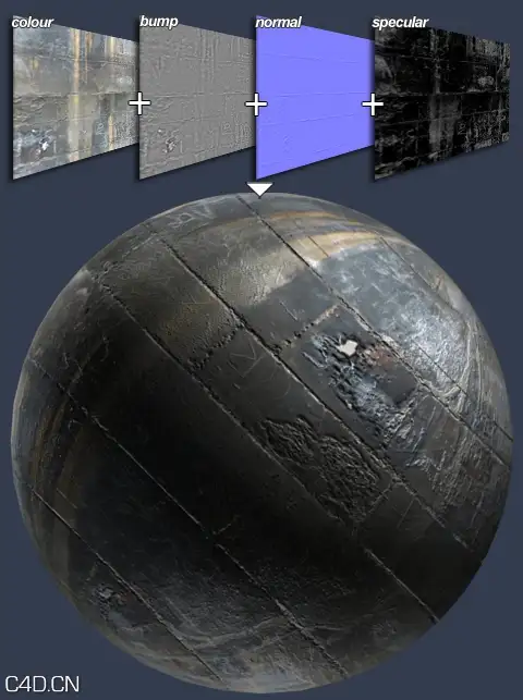 建筑材质——砖墙纹理 3D Total: Textures V2:R2 – Aged & Stressed
