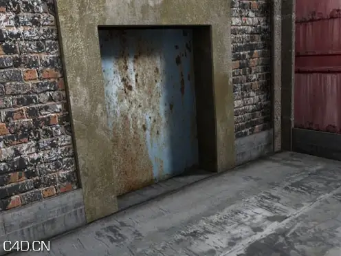 建筑材质——砖墙纹理 3D Total: Textures V2:R2 – Aged & Stressed - C4D之家 - samplescen3e02.jpg