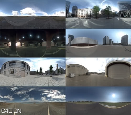 城市街道HDRI素材合集 7 High Definition HDRI pack