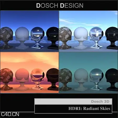 天空HDRI素材合集 DOSCH DESIGN – HDRI: Radiant Skies