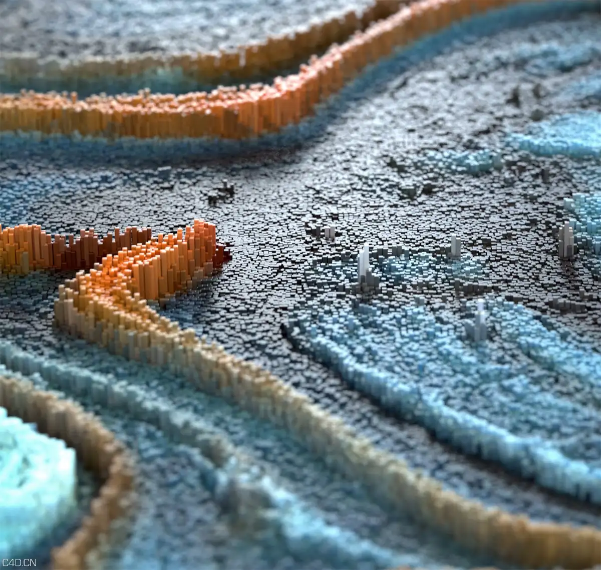 Animating Abstract Patterns/Fast Topographies