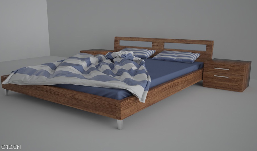 室内家具-矮床C4D模型 Cinema 4d BED model - C4D之家 - cinema4d_ 2014-09-04 20.38.20.jpg