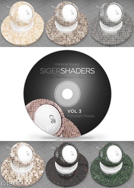 VRAY材质-瓷砖 SIGERSHADERS Vol. 3 for V-Ray - C4D之家 - 2e12362f79ec0a7d4b18868885a0f6e4.jpg