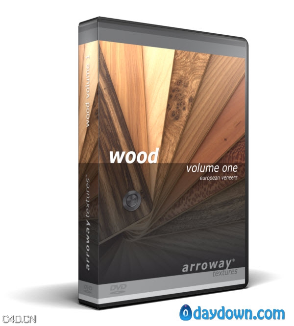 专业建筑木材纹理V1 Arroway Textures WO0D vol.1 - C4D之家 - dvdbox_wood-1.jpg