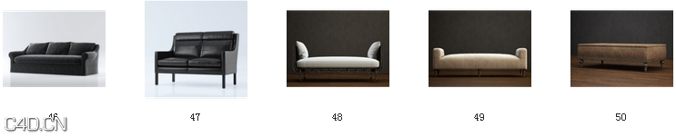 沙发/椅子3D模型 Boutique Sofa Chair Series Vol.01 - C4D之家 - df21028_21.jpg