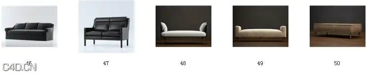沙发/椅子3D模型 Boutique Sofa Chair Series Vol.01 - C4D之家 - df21028_21.jpg