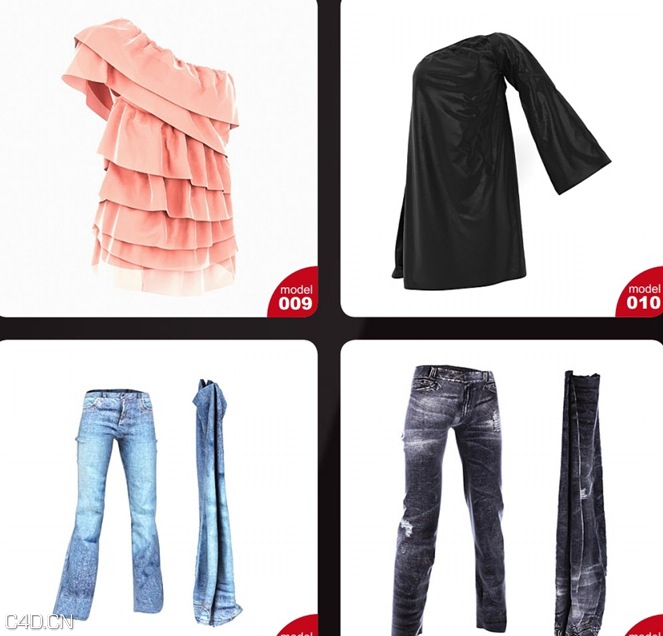 衣柜/衣橱/衣物/鞋3D模型合辑 Wardrobe/closet/clothes/shoes - C4D之家 - cinema4d_ 2014-09-06 12.13.28.jpg