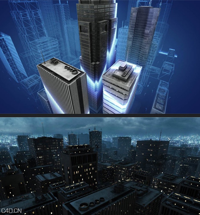 大都市白天与黑夜3D模型 Metropolitan Pack – 3D City & SkyCraper - C4D之家 - cinema4d_ 2014-09-06 16.38.56.jpg