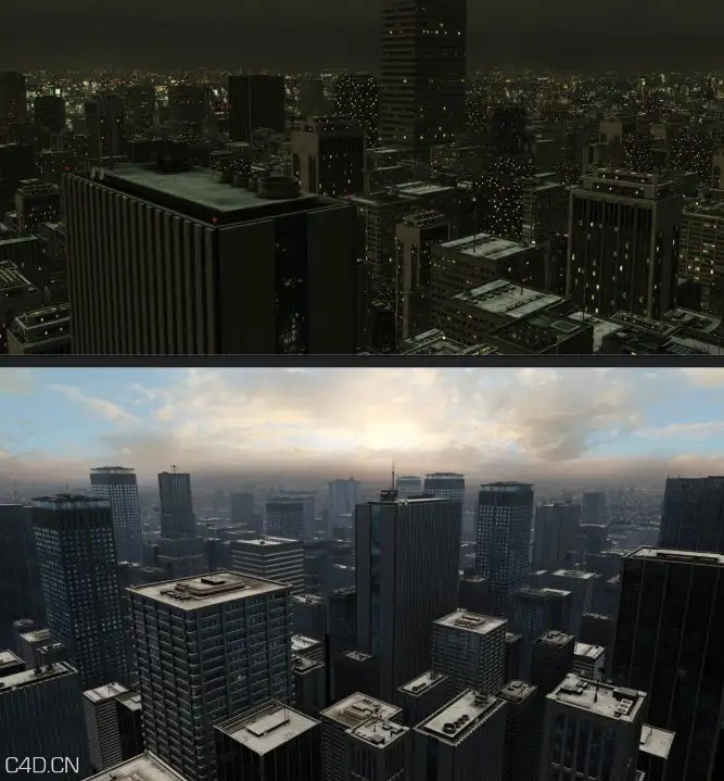 大都市白天与黑夜3D模型 Metropolitan Pack – 3D City & SkyCraper - C4D之家 - cinema4d_ 2014-09-06 16.39.07.jpg