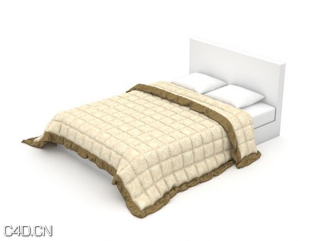 毛毯/枕头3D模型 Q Details – Vol.4 Blankets & Pillows