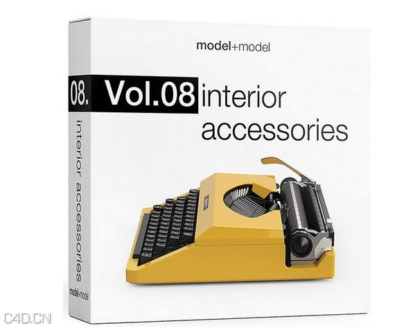 室内装饰高品质3D模型（积木玩具、相机、打字机、木偶） - C4D之家 - cinema4d_ 2014-09-06 17.20.38.jpg