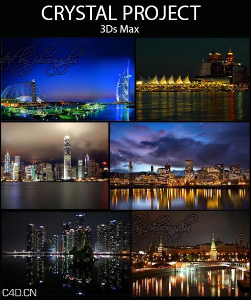 城市3DsMax模型 Crystal Project for 3Ds Max M0DELS - C4D之家 - yQddE8S.jpg