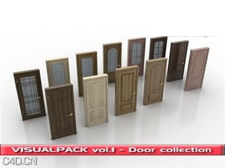 门3D模型 VISUALPACK vol.1 – Door collection - C4D之家 - a2409afe26d1816f522349a789e2d5a6.jpg
