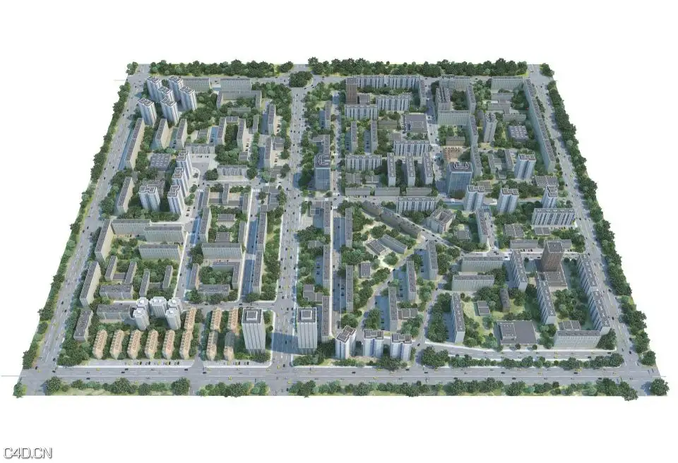 大场景城市建筑-世界各地城市3D模型 Evermotion Archmodels vol 131 - C4D之家 - ab98e49f8e6d636060c538d743ab55bd.jpg