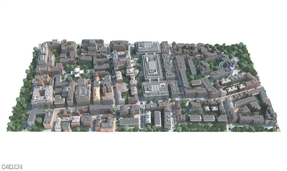 大场景城市建筑-世界各地城市3D模型 Evermotion Archmodels vol 131