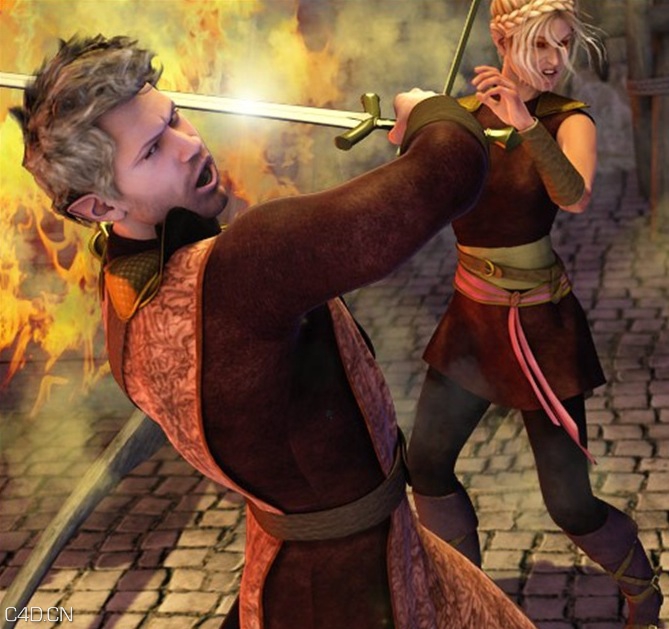 格斗士3D模型 Defiant for Genesis