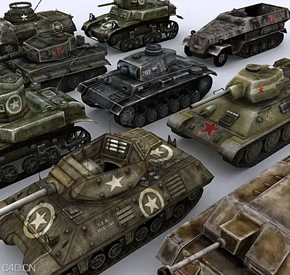 二战坦克3D模型 WW2 Tanks 3D models - C4D之家 - cinema4d_ 2014-09-07 1.58.16.jpg