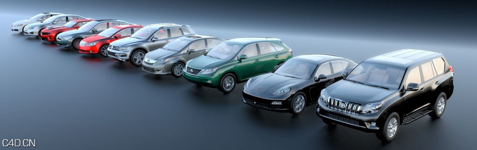 汽车3D模型合集 R&D Group – iCars Vol.1 - C4D之家 - icars-cover-_.jpg