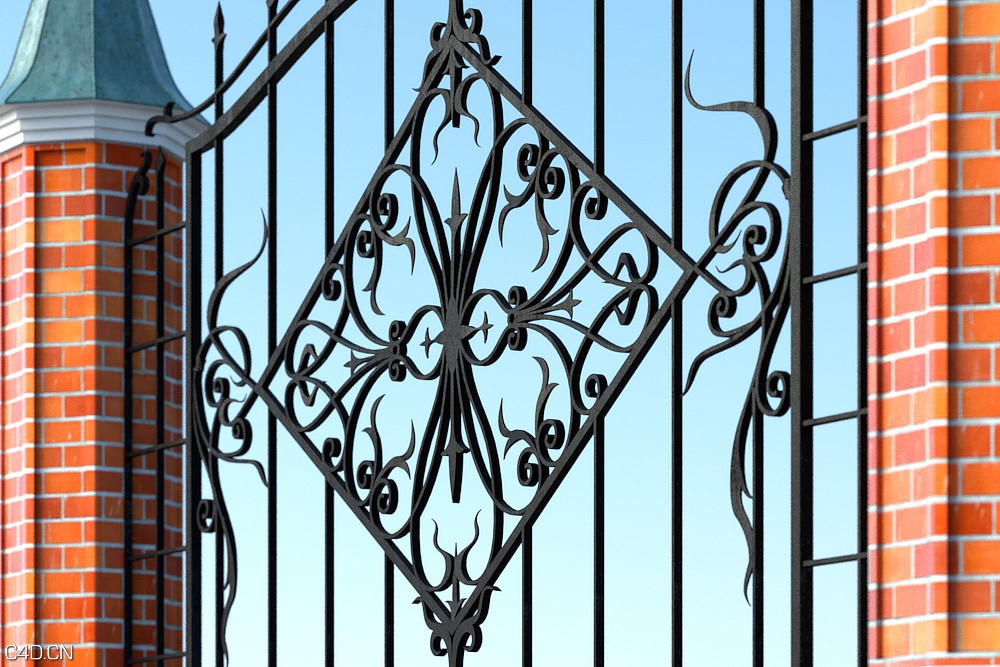 围栏栏杆3D模型 R&D Group – iFences - C4D之家 - ifence-metal_26_0000.jpg