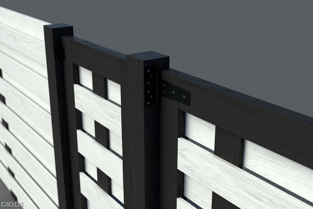 围栏栏杆3D模型 R&D Group – iFences - C4D之家 - ifence-wood_07_0000.jpg