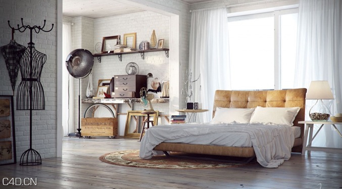 完整室内场景3D模型合集 The G-Spot of the Bed and Art - C4D之家 - cinema4d_ 2014-09-08 15.20.42.jpg