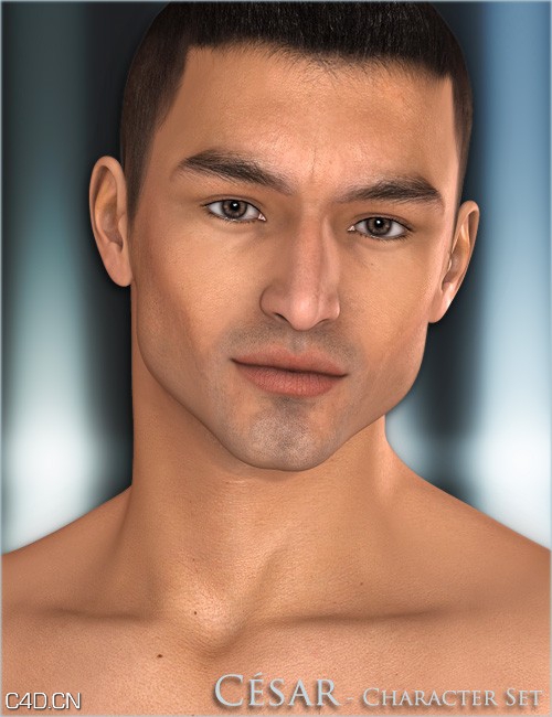 青壮年男子Poser模型 Cesar Character Set for M4