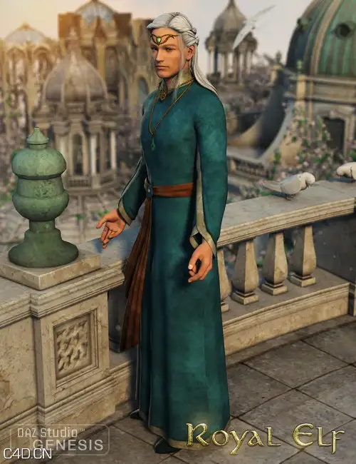 精灵poser模型 Daz3D Royal Elf for Genesis