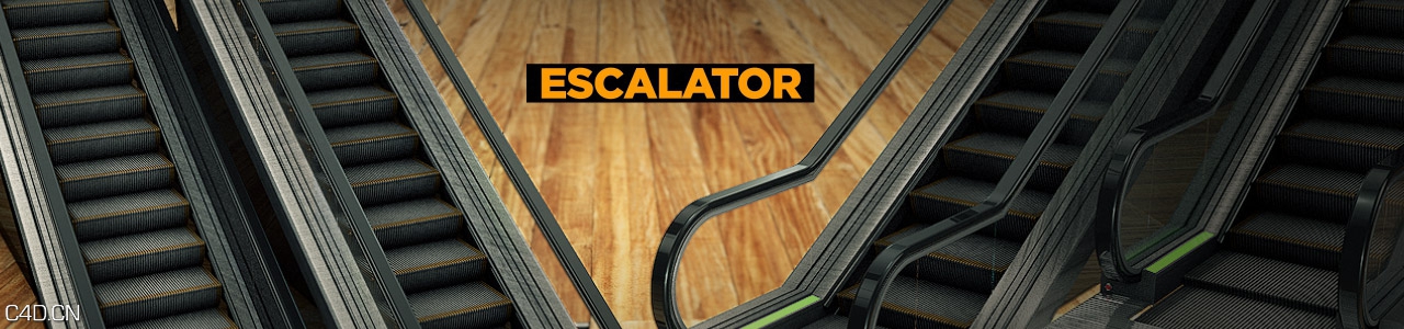 旅行3D模型 The Pixel Lab – Travel Pack - C4D之家 - The-Pixel-Lab-C4D-Model-Cinema-4D-Escalator.jpg