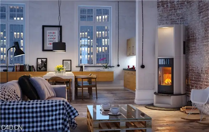 壁炉3D模型合集 Pickup3D Vol.01 Fireplaces