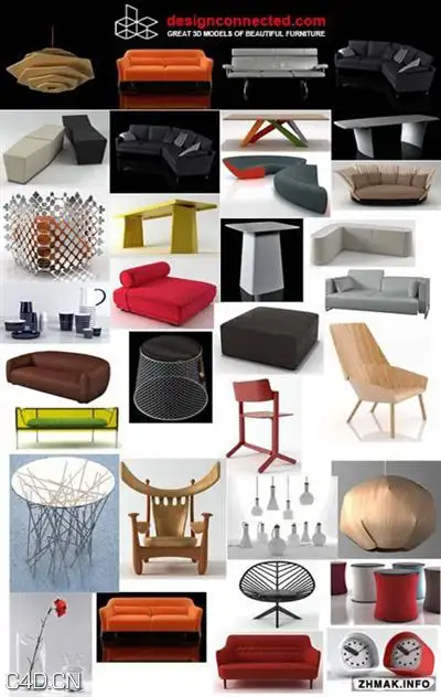 家具3D模型-沙发/椅子 Designconnected 3D Models Collection - C4D之家 - e46d3d108999b6c1301728e49960b934.jpg