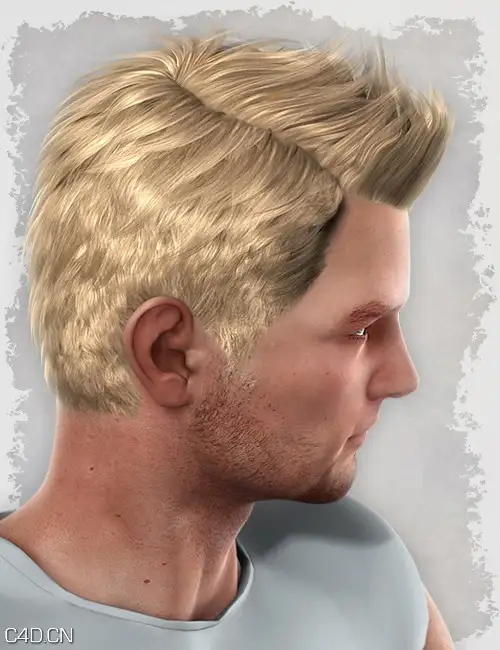 男性poser模型M5 Elite Hair