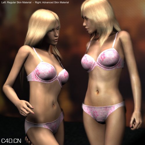 粉色内衣少女poser模型 Renderosity Daz/poser – arcebus Alleycatz: JessInvisible
