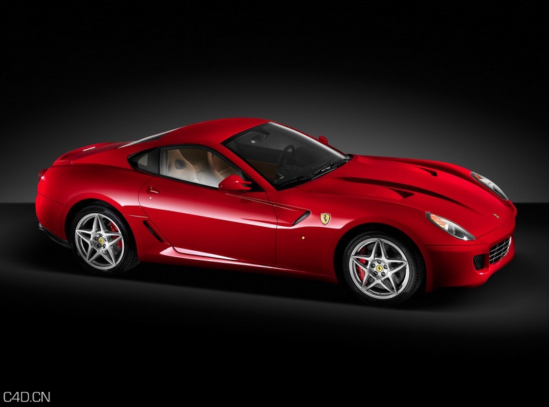 法拉利599 3D模型 TurboSquid – Ferrari 599 GTB Fiorano