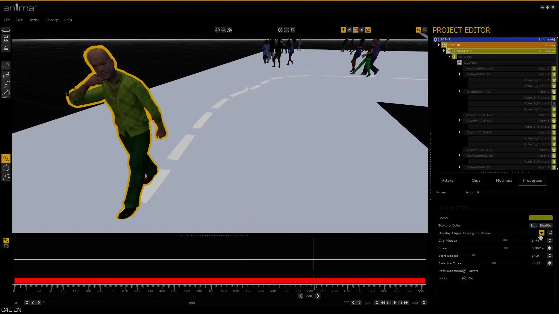 C4D群组动画axyz插件软件含教程 - C4D之家 - State-of-the-Art 3D People models &amp; Animation Software for CG Artists_2_201491.jpg