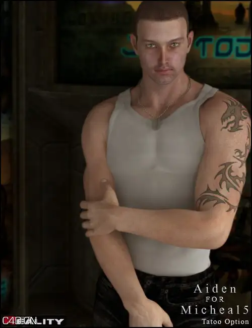 强健男人poser模型 Daz3D Aiden for M5