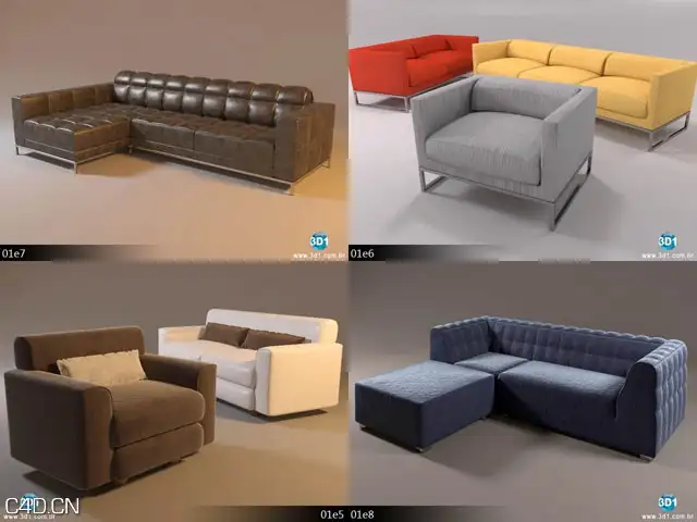 家具/装饰/活动室设施3D模型 Biblioteca 3D1 SUPERMODELS Volume 01 - C4D之家 - 93c5_img12.jpg