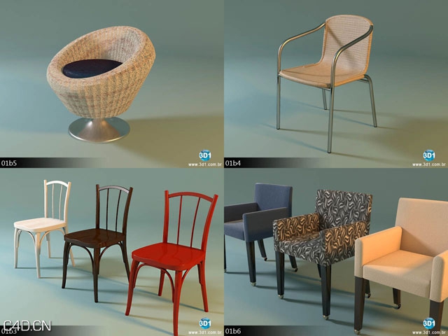 家具/装饰/活动室设施3D模型 Biblioteca 3D1 SUPERMODELS Volume 01 - C4D之家 - ab6a_img04.jpg