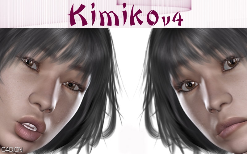 女性poser模型 Renderosity Kimiko V4