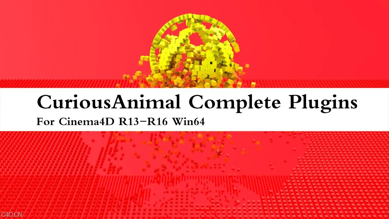 C4D运动图形MG动画插件合集CuriousAnimal Complete Plugins For Cinema4D R13-R16 - C4D之家 - maxresdefault.jpg