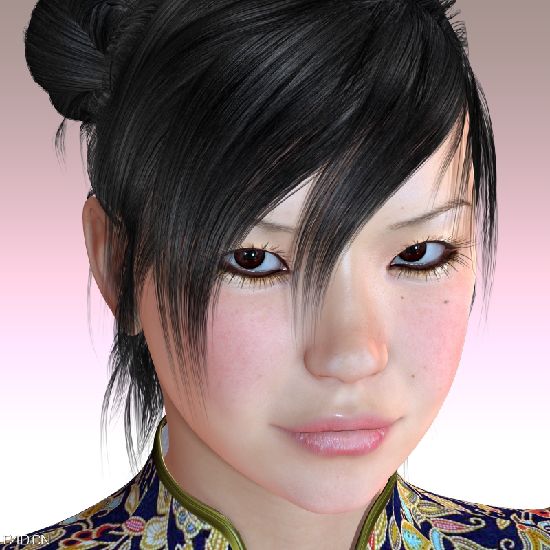 亚洲女性模特poser模型 Renderosity Lei for V4.2