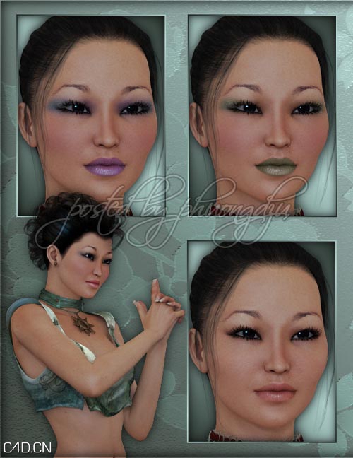 美女poser模型 Renderosity LK-Mool Kyul