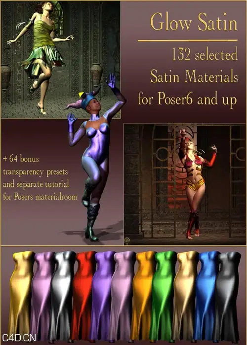 Renderosity Glow Satin