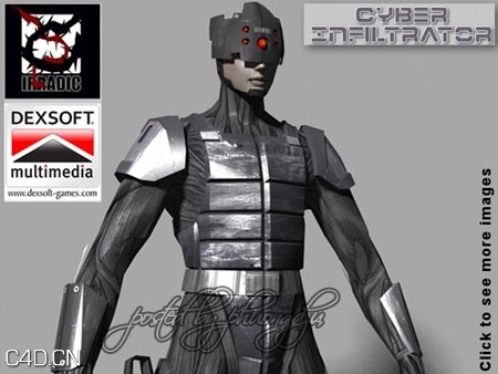 DEXSOFT-GAME: Cyber Infiltrator model pack by Sasha Ollik 动画模型