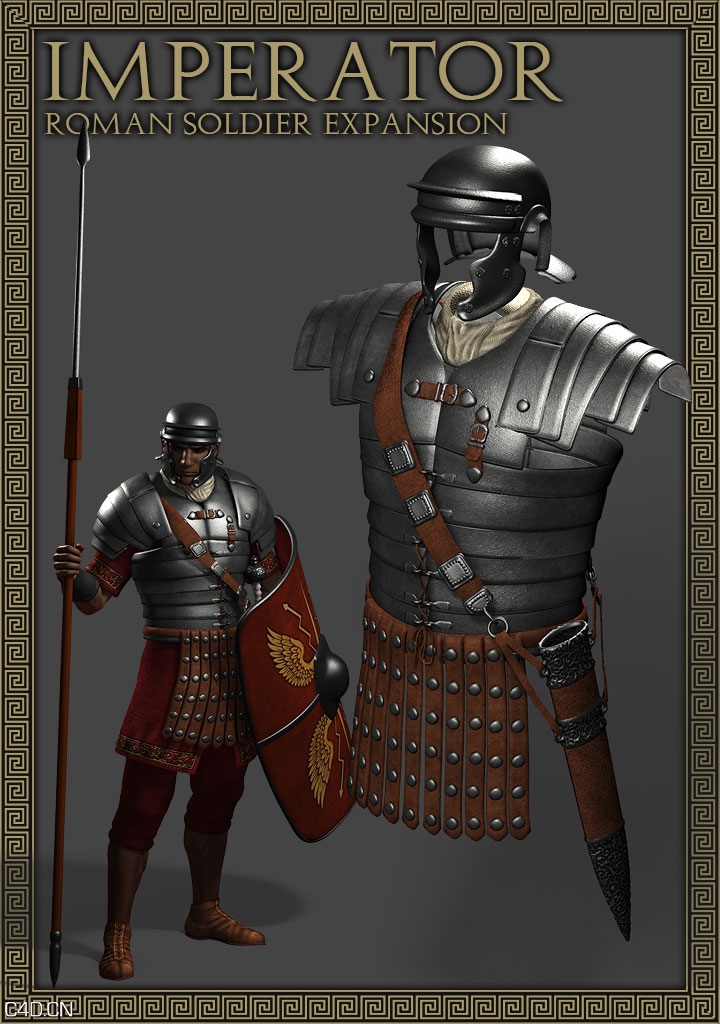 Xurge3D Daz/poser Foot Soldier Expansion for Imperator M4