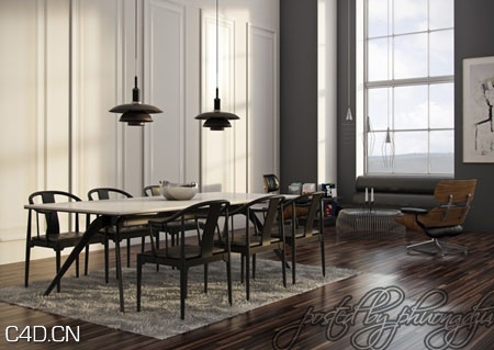 餐厅3D模型 Aleso 3D – HDRI Lighting for Realistic Rendering with 3ds Max / Vray