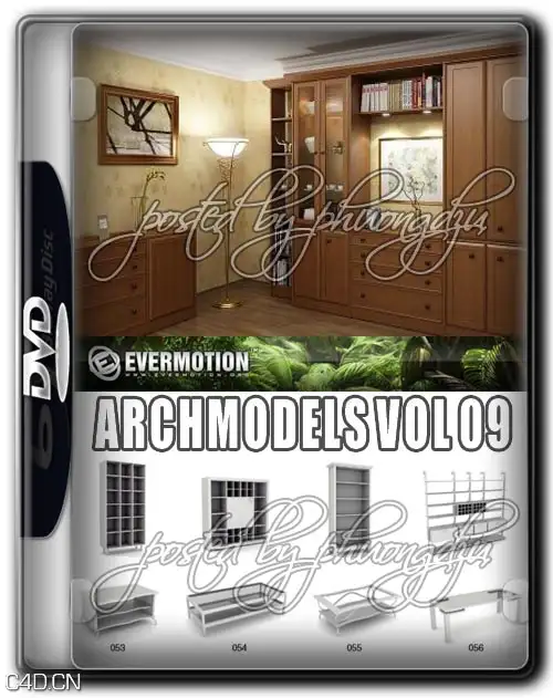 书柜/书架/桌子3D模型合集 Evermotion Archmodels Vol 09 - C4D之家 - 9a78f80fee9a0762628eaba0cb7002ba.jpg