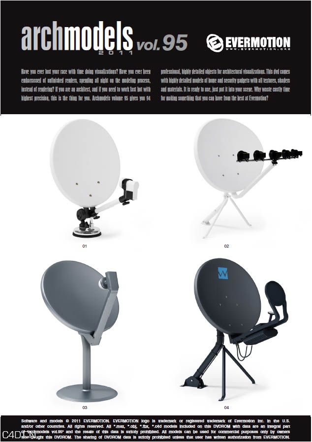 保险/安全监控设备3D模型合集 Archmodels vol 95