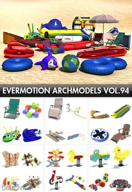 水上娱乐设备3D模型合集 Archmodels vol 94