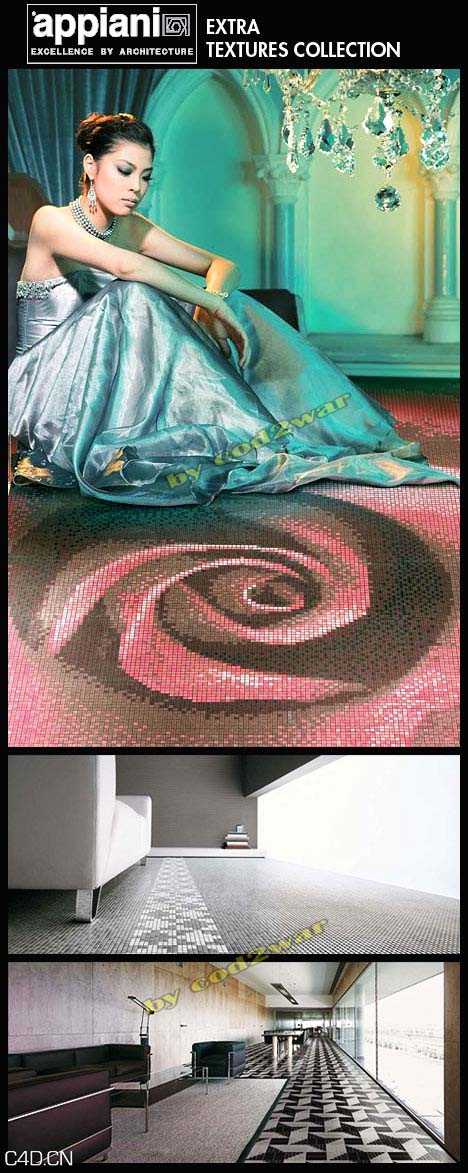 地砖/瓷砖贴图Appiani Mosaic and Ceramiche Tile Textures
